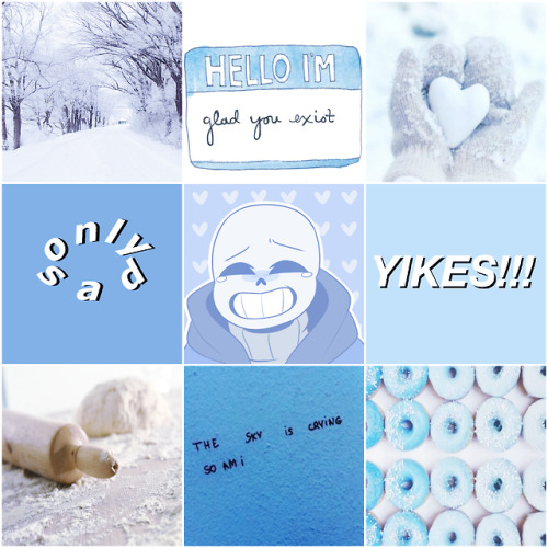 Depressed but very loving sans who enjoys snow and cooking/baking!!