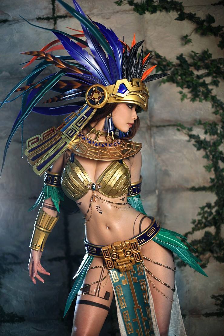 joh-gaming:  COSPLAYER SPOTLIGHT Tasha Cosplay Civilization Online Aztec 