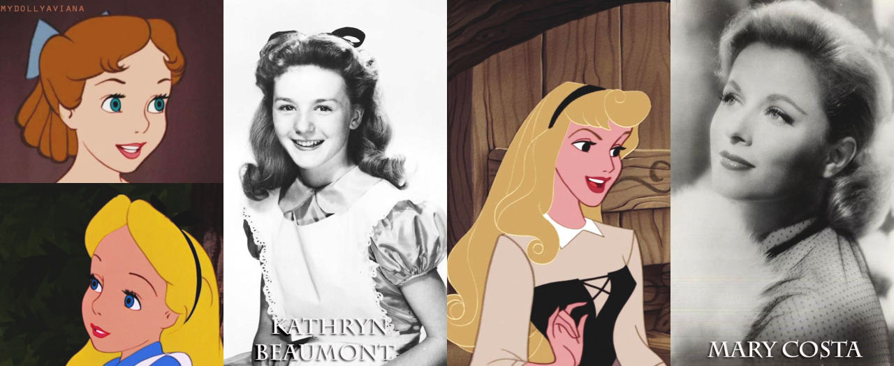 mydollyaviana:  Disney heroines &amp; their voice actresses (singing voices &amp;