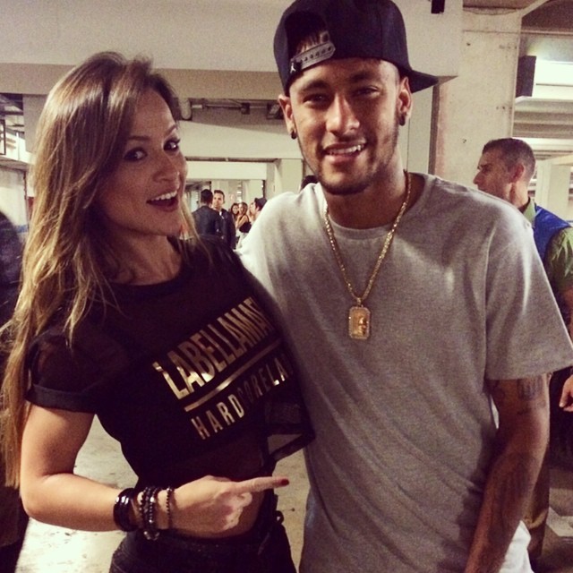 fzneymar:  Photo posted by @alicematoss via instagram (28.09.2014)