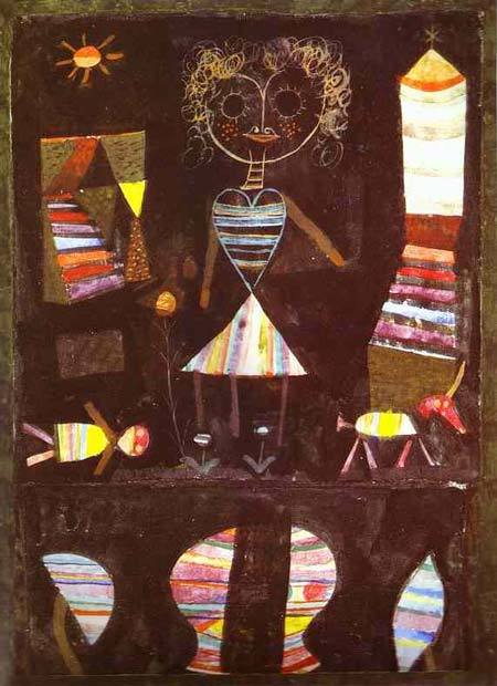 (Paul Klee, Il teatro dei burattini, 1923)