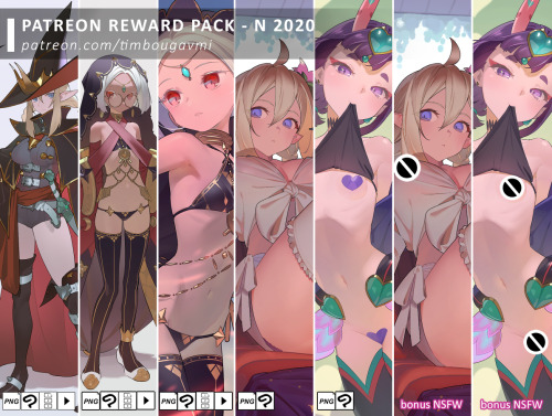 Sign up period for reward pack N ends on 31.05.2020https://patreon.com/timbougami