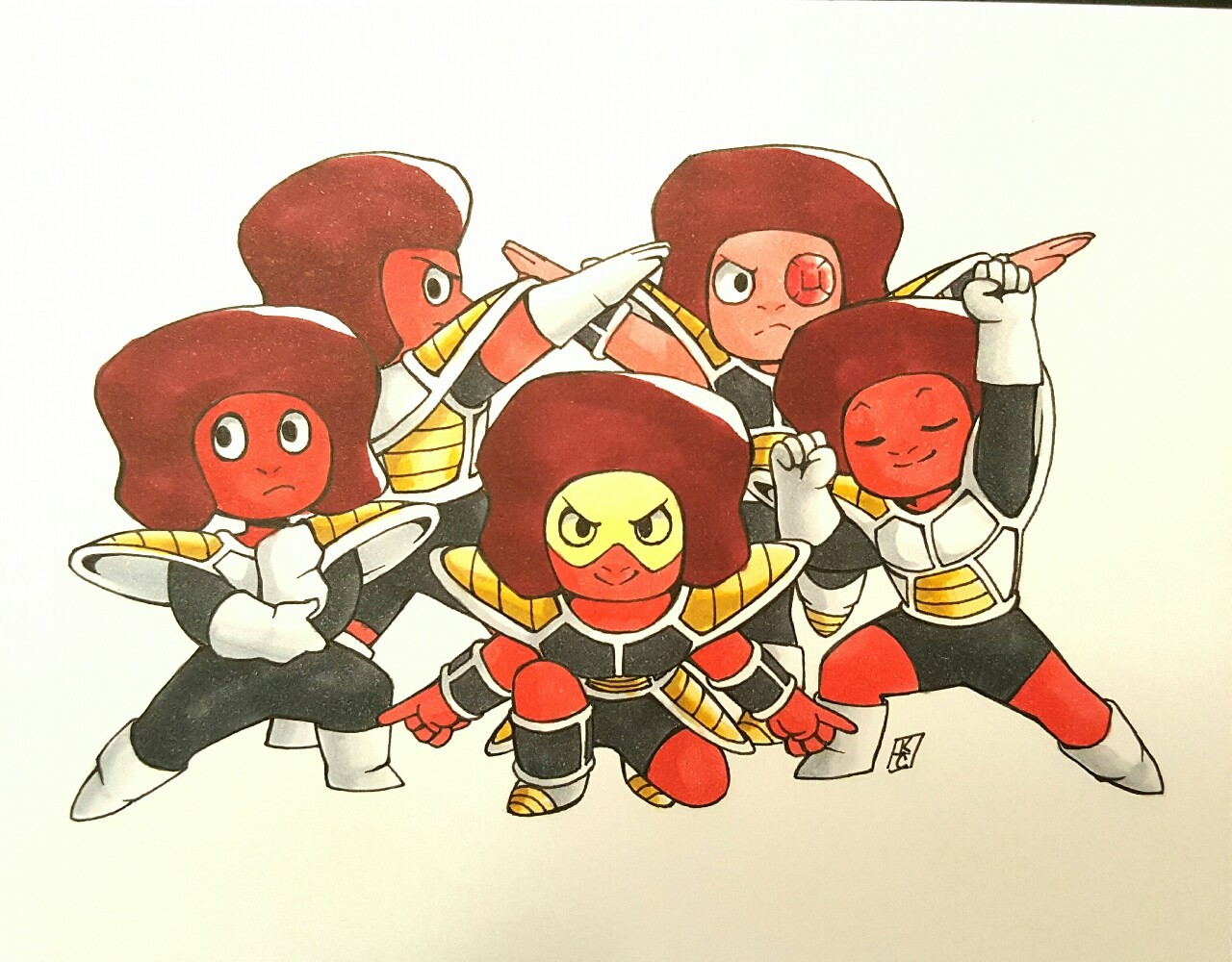 valkyrie-girl:  Ginyu Force Rubies! They are the greatest. 