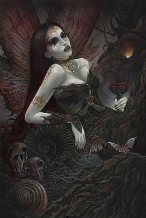 the-midnight-cauldron: Artist: Ian Daniels - The Tarot of Vampyres
