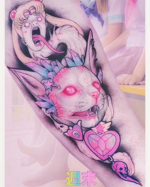 pastel-kvltt:The wonderful pas†el creatures of Brando Chiesa 💜