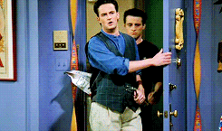 chandlermuriels:big six dynamics ★ (7/15) chandler & joey“Who am I kidding? He’s the best roomma