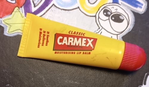 Tfw You Don't Have Glue So You Use Carmex