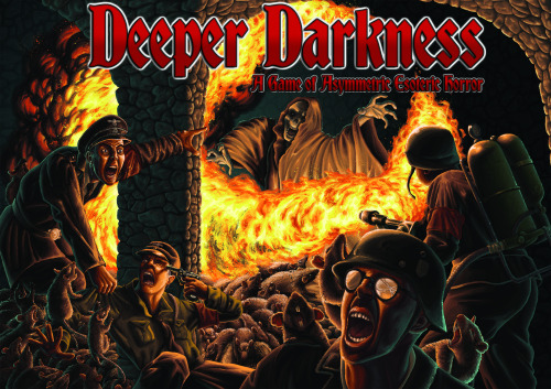 Launch time! Deeper Darkness is an asymmetric tactical horror board gamefor 2 payers. One player con