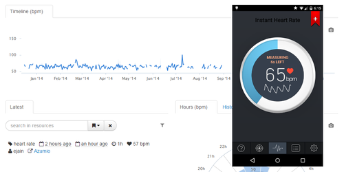 azumio heart rate app