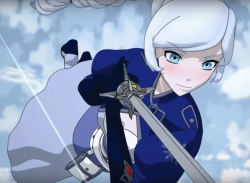 winterschnee-frozenelegance:  Behold: The epitome of perfection - Weiss Schnee 💙❄️Look at this graceful angel! Can’t wait to see more of her and hopefully a sisterly reunion.
