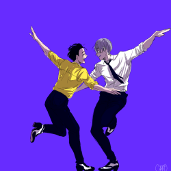 a-zebra-was-here:  holy fuck i just finished la la land and jesus i couldnt stop thinking about victor and yuri as sebastian and mia like i literally ran to my room to scribble this out im so sorry for lack of quality but yknow 