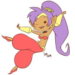 gaysomecomic:  The new Shantae game is still 贄,000 away from being funded. This is a game I’m really looking forward since the day I saw WayForwards’s kickstarter video. Not only the art is beautiful, but the game looks really fun. Please, check