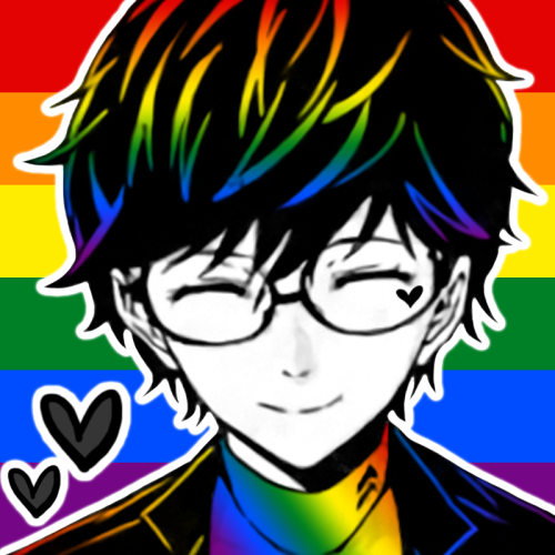 gay akira kurusu / ren amamiya (from persona 5) icons for anon! free 2 use, but pls put credit somew