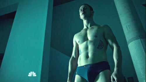 As requested, Matthew Brown’s tattoos in Hannibal. Couldn’t find more shots.That ch