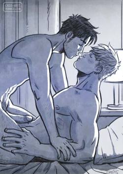 cris-art:    A Skecth “kiss”, Billy and