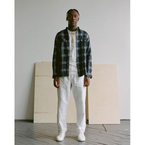 Summer 2019 Archive Sale Highlights &gt; ⠀⠀⠀⠀⠀⠀⠀⠀⠀⠀⠀⠀⠀⠀⠀⠀⠀⠀ OUTER: Toby - Navy/Grey Plaid TOP: J