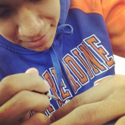 When my boyfriend painted my nails awwww #sweet #boyfriend #tbt