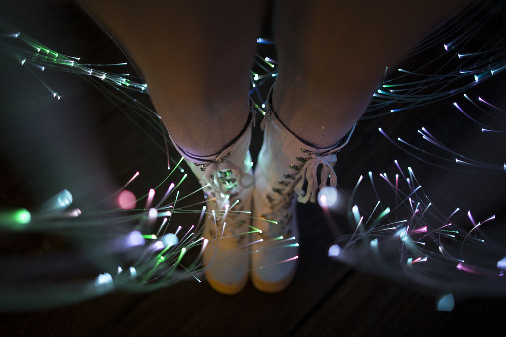 instructables:  Fiber Optic Dress by Natalina 