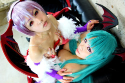 Darkstalkers - Morrigan &amp; Lilith (Chouzuki Maryou&amp;suzuka itsuki) 1-27