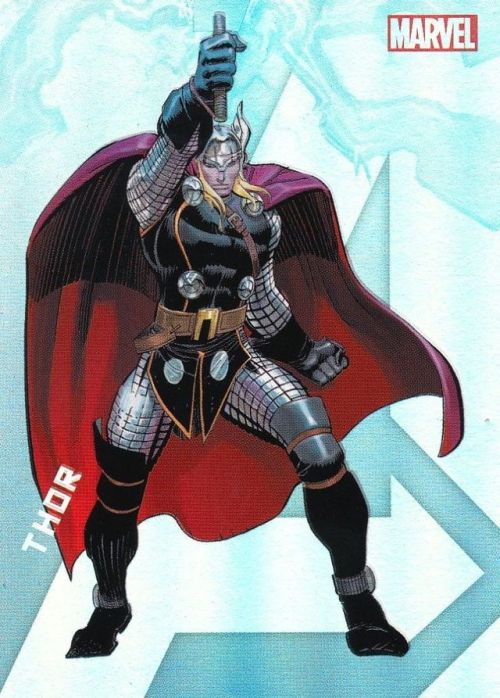 comicbooktradingcards:Marvel Greatest Heroes - Series 1 (2012) I Am An Avenger Subset | #9 Thor 