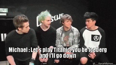 along-with-the-people-inside:  Luke and Ashton’s reaction though omg