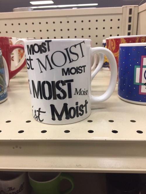 thriftstoreoddities:found this agressively moist mug at goodwill last week