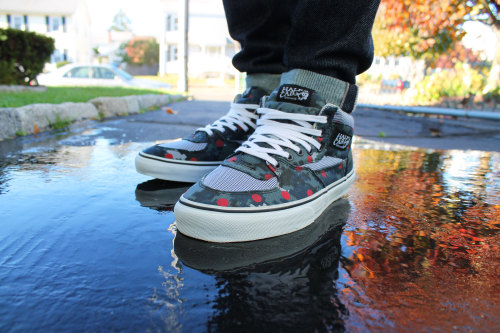 vans half cab camouflage