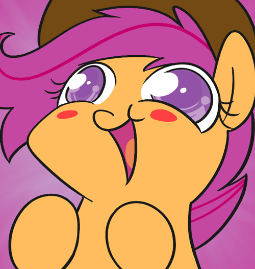 scootalootheadventurer:  Scootaloo is so happy over the realization of this fact,
