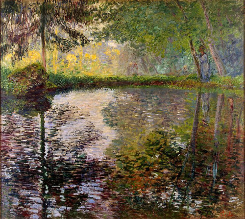 igormag:Claude Monet (1840-1926), Pond at Montgeron, 1876.oil on canvas, 173 x 194 cm