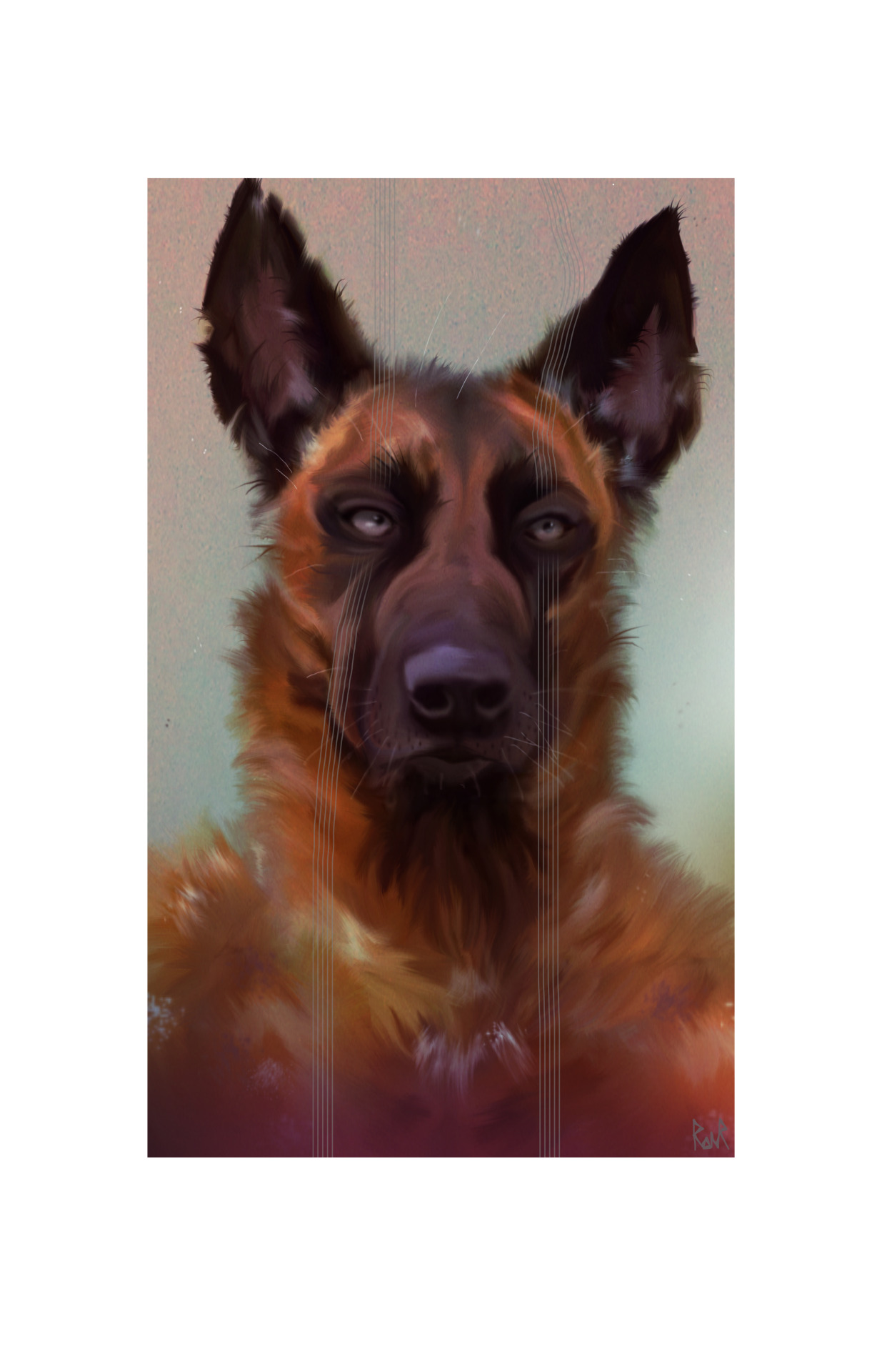 THAT HEAVY HEART #RAWR#Slushed hyena#artist#illustration#digital #artist on tumblr #werewolf#werewolf art#dog#big dog#heavy#canine#wolf#wolves#somber#fuzzy#fluffy#furry#anthro#anthropomorphic#Anthro art