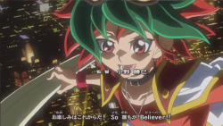 skittymon:I was sad so I watched Arc-V openings. Here are the screenshots of my favorite smiles from my son if anyone else is having a bad day.