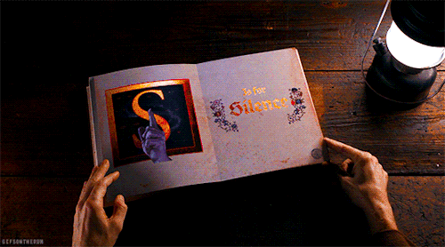 gifsontherun:Evil: Pop-up books 2.07 | S Is for Silence 