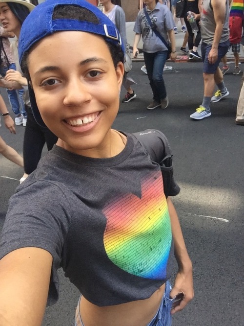 questingqueer: It’s my first week of T, and the first time I’ve gone to the NY Pride Par