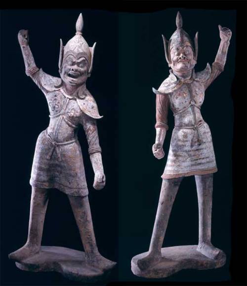 Figurines of Tang dynasty warriors