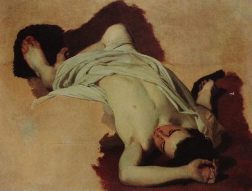 oliverscarlin:Antonio Ciseri - Study for Martyrdom of the Maccabees, 1852–63