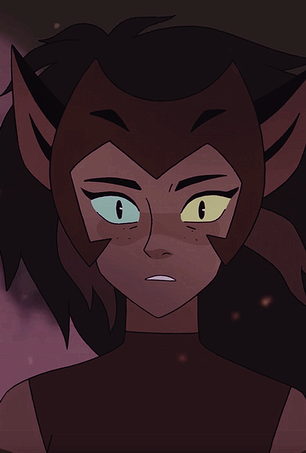 toadgodbait:She-ra and The Princesses of Power: Catra Moments {1/∞}s1e1 parallel s1e2