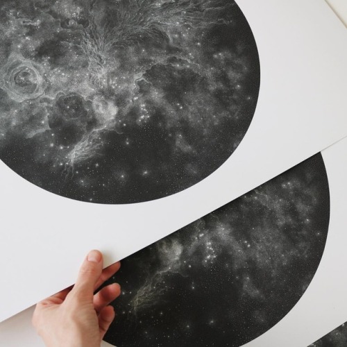 10% off everything ✨ Code: YAYspring . . #petanddot #prints #stippling #discount #galaxy #stars #neb