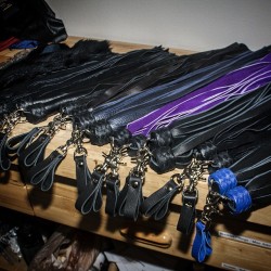 adrenalizeleather:  7 custom orders (9 pairs of finger loop toys) all ready to be shipped out. Not a bad start to the week.   #Custom order yours at www.adrenalizeleather.com #kink #fetish #leather #bondage #sadism #masochism #leathermen #leatherwomen