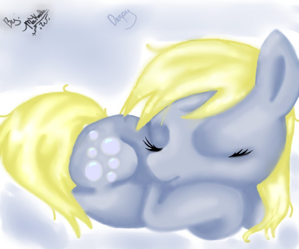 paperderp:  Sleepy derpy hooves [requested] by MsAnn15  &lt;3