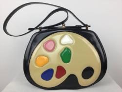 mademoiselleclipon:    Moschino Artist’s Palette Handbag. 1990’s.   