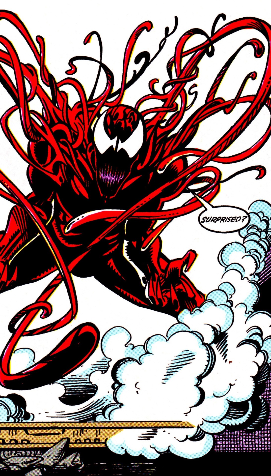jthenr-comics-vault:  CARNAGEAMAZING SPIDER-MAN #263 (June 1992)Art by Mark Bagley