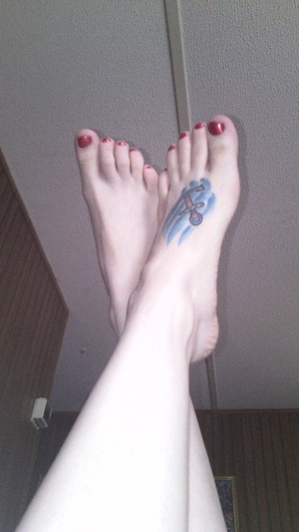 footfantasyworld: Rachel sent me these today! I love her feet so much Too ❤