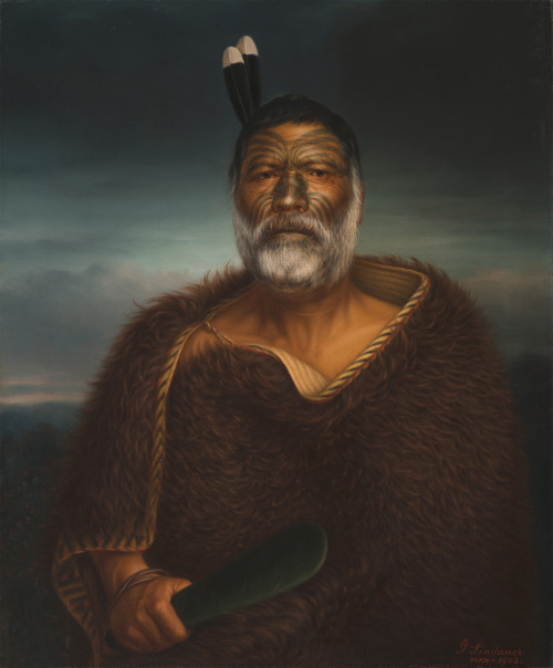 Gottfried Lindauer, Māori portraits. 1 | Paora Tuhaere, 1895. Huria Matenga Ngarongoa (Julia Martin)