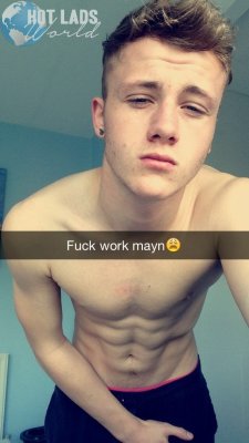 hotladsworld4:  Pussy loving chav baited on Snapchat.  More baited straight guys at our blog here.   