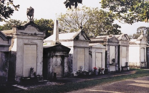 Above ground family tombs in Louisiana typically held up to 85 family members. How? When a fami