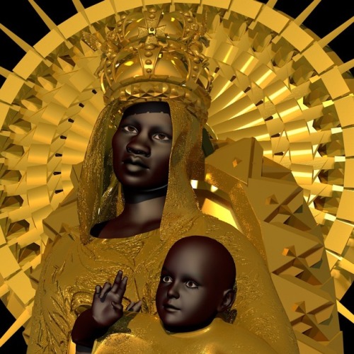 sarahnicolefrancois: BLACK MADONNA 3D work instagram.com/3dvas I’m available for commis