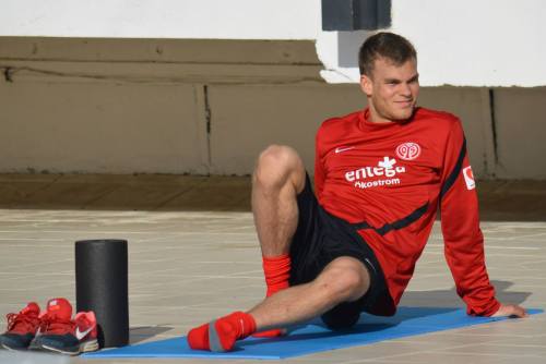 maleathletessocks:  Football. Benedikt Saller. Mainz 05. 