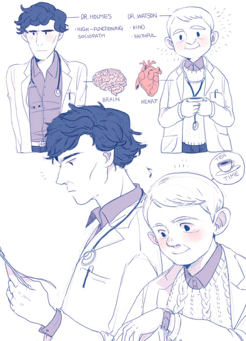 jinggie: [Sherlock &amp; House crossover]Yes.. I’m still alive but barely breathing. 