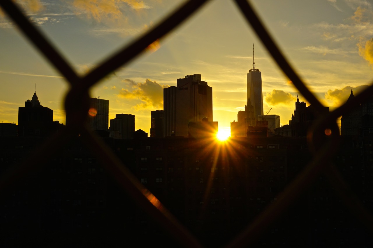 citylandscapes:  Sunset from Manhattan Bridge, NYC  Source- Picture This Photography
