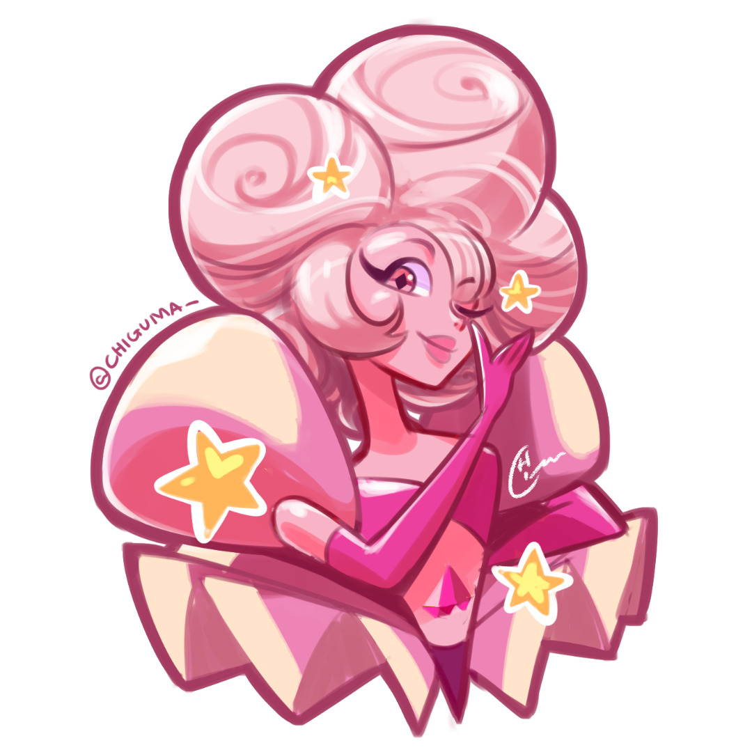 chiguma: after years! i’m able to make more art of SU characters &gt;&lt;these